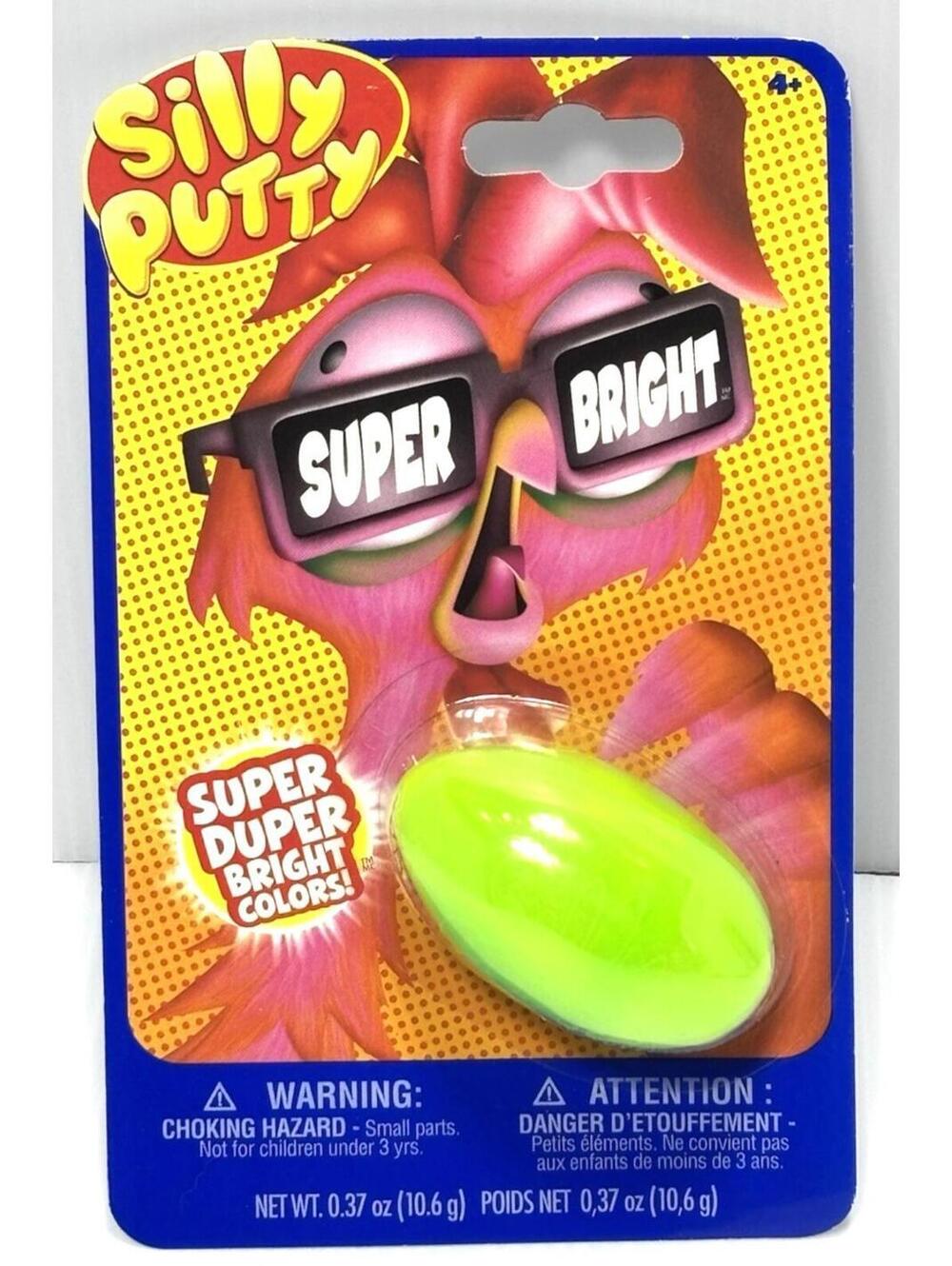 Crayola Silly Putty Super Bright Green Neon Color Kids Toy Stress Relief Fun NEW